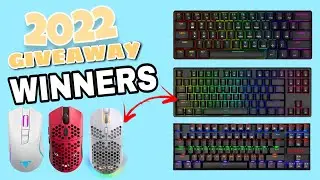 New Years 2022 Gaming Keyboard and Mouse Giveaway Winners
