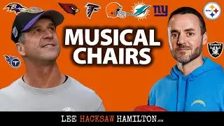 NFL Coaching Carousel - John Harbaugh, Jesse Minter, Kevin Stefanski, Mike McCarthy, Robert Saleh