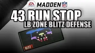 43 RUN STOP LB ZONE BLITZ DEFENSE