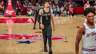 Houston Rockets vs San Antonio Spurs 1/28/2026 NBA 2K26 Gameplay