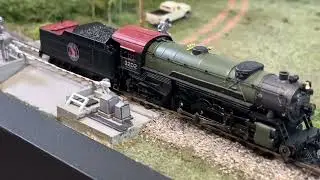 Broadway Limited N Scale Great Northern USRA Heavy Mikado Steam Locomotive Demo