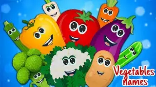 Vegetables Names For Kids|Learn Vegetables|Vegetables names in Hindi and English|Kids Learning Land