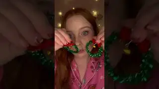 ASMR Sweet Girl Helps You Choose Your Christmas Earrings 🤶🏻🎁