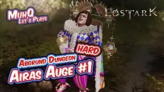 🔵🔴 Lost Ark Airas Auge Abgrund Dungeon HARD - Gunlancer ilvl 1385+ | Server: Thirain | MuhQ le