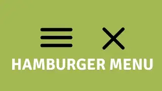 Animated Hamburger Menu Using Only HTML & CSS