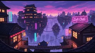 Future Japan Rain Mood 🌙 Chillhop Beats | Study, Sleep, Relax | Japanese Future Town