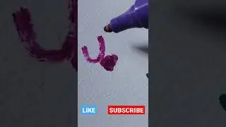 Spidol warna Toyo Paint, Warna Ungu 🟪 #satisfying #oodlysatisfying #iniyart19