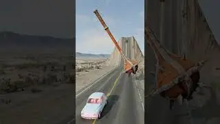 Rare video of Two Cop Cars passing the Hammer! 💀 #beamngdrive #car