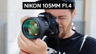 Nikon 105mm F1.4 hands on | english review | TOP portrait lens | Nikon D750