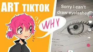 THOSE WEIRD ART TIKTOKS // InkedRaven