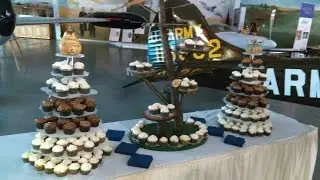 Home Made Wedding Cupcake Tree Stand