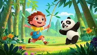 Panda Bear, Panda Bear, Spin Around | Animal Movement Song & Toddlers | Interactive Dance Rhyme