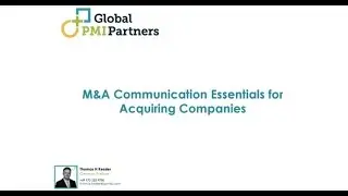 M&A Communication Essentials for Acquiring Companies - Webinar