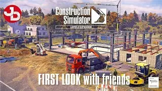 Construction Simulator - Airfield Expansion DLC | FIRST LOOK with friends