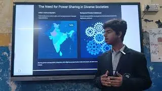 Presentation on the topic of power sharing by Affan class 10th cm shri yamuna vihar delhi 110053
