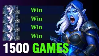 Drow Ranger 1500 Games Shows PERFECT Build for Climbing MMR | Dota 2 7.39e