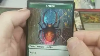 Magic the gathering Spiderman booster pack opening
