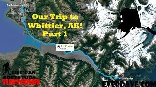 Driving to Whittier, AK from Anchorage - Part 1! Garmin Dash Cam 35 HD!