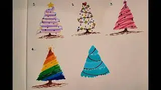  Christmas tree sketch ideas 🎄#art #painting #drawing #music #youtube #long videos #support 