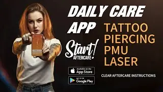 ⭐Care Starts Here⭐ Aftercare for your tattoo, piercing, PMU & laser. #shorts ​@Startaftercare ​