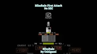 [My AU] Blindtale First Turn No Hit! #undertale #sans #undertalefangame