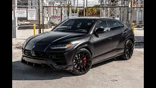 2022 Lamborghini Urus in Nero with Full Matte PPF