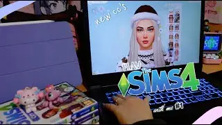 ⋆୨♡୧⋆ Playing sims 4 on laptop ⋆୨♡୧⋆cozy,chill˚｡⋆trying new maxis match cc