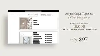 Canva Template Membership