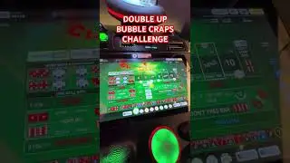 $100 DOUBLE UP CHALLENGE ON BUBBLE CRAPS #crapsstrategy #craps #crapsmath #gambling #crapsyoutube
