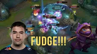 C9 Fudge found the perfect slicing maestorm to guarantee the teamfight win against CLG