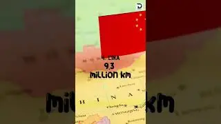 10 Most largest countries in the world by area #shorts #data #mostpopular  #most