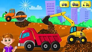 Builder Game - Heavy Excavator for Children | Build House | Android Gameplay