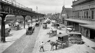 Delaware Avenue in Old Philadelphia, circa 1908