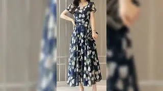 New arrival summer collection,Foral print skater,Skirt, Beautiful latest Dress,New Design skater dre