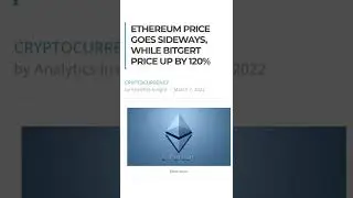 ETH price goes sideways, While Bitgert price up by 120%