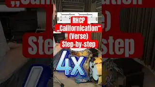 GREAT RED HOT CHILI PEPPERS step-by-step drum Groove lesson