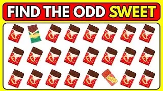 Find the ODD One Out &ndash; Sweet Edition 🍭🍪 | Easy, Medium, Hard &ndash; Level 77 | Mindful Mosaic 2.0