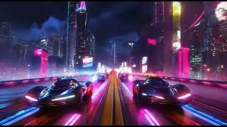 Neon City Racing: Futuristic Hovercar Action in 2D!