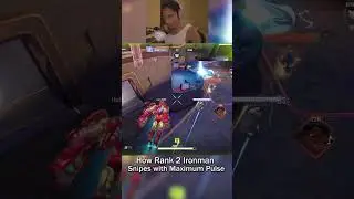 How RANK 2 Ironman Snipes with Maximum Pulse #marvel #marvelrivals #ironman