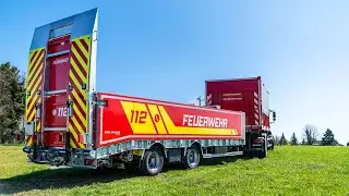 Müller Safety Trailer . Multifunktionsanhänger für Feuerwehr und Katastrophenschutz