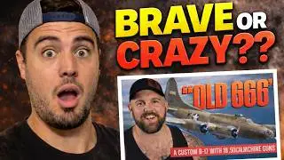 South African Reacts to Fat Electrician! Infamous Eager Beavers & Their Custom B17 Bomber - Old 666 
