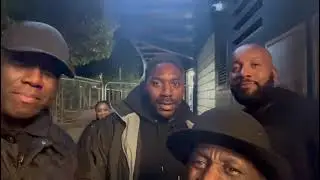 Mr Fish with the Under Security at The Under Night Club Ladbroke Grove. Joseph Ashley, Tyler