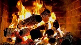 COZY BEDROOM FIREPLACE AMBIENCE 🔥 AESTHETIC CHRISTMAS FIREPLACE