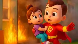 Super Firefighter Rescue Team | Police Car, Ambulance, JCB & Truck | Hindi Kids Story | 3D Animation