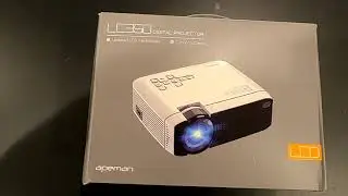 Apeman LC350 LED Mini Projector REVIEW HDMI 1080P Works with Roku stick