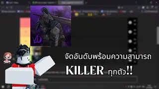 จัดอันดับความเก่งของฆาตกรทุกตัวในviolence district พร้อมความสามารถ - Roblox