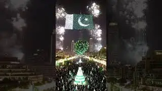 🇵🇰 14 August Pakistan Independence Day Celebration | Fireworks, Balloons & Lights Show 🎆