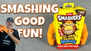 ZURU SMASHERS SLAM HEROES OPENING AND REVIEW! HOW FAR WILL IT STRETCH?!