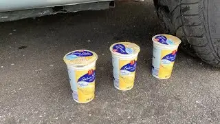 Pudding By Car Experiment #viralvideos #trendingnow #satisfying #blenderanimation #blender