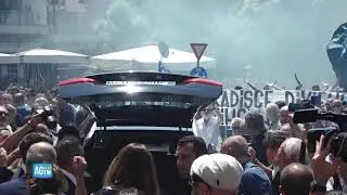Bandiere, striscioni, cori e tifosi: Roma saluta il campione della Lazio Vincenzo D'amico